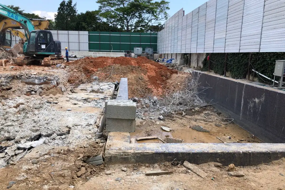 Demolition at 256 Holland Road