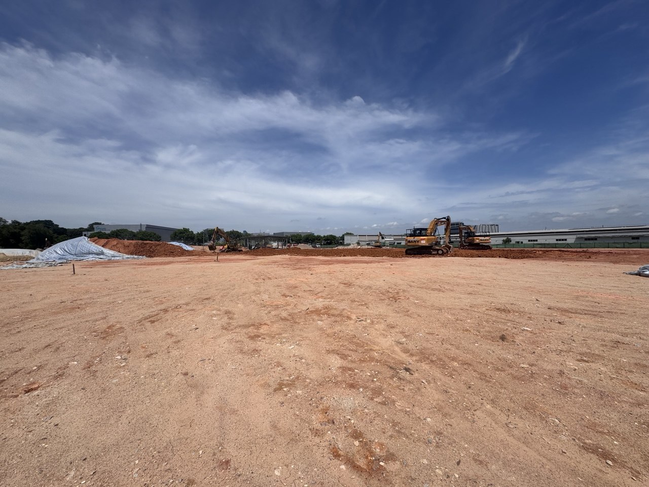 Construction site preparation and earth-moving by T.A.G. Construction